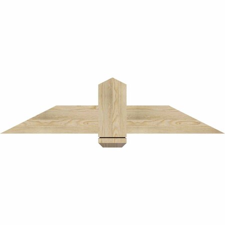 Ekena Millwork Eugene Rough Sawn Timber Gable Bracket, Douglas Fir, 48"W x 12"H x 2"D x 6"F, 6/12 Pitch GBW048X12X0206EUG00RDF